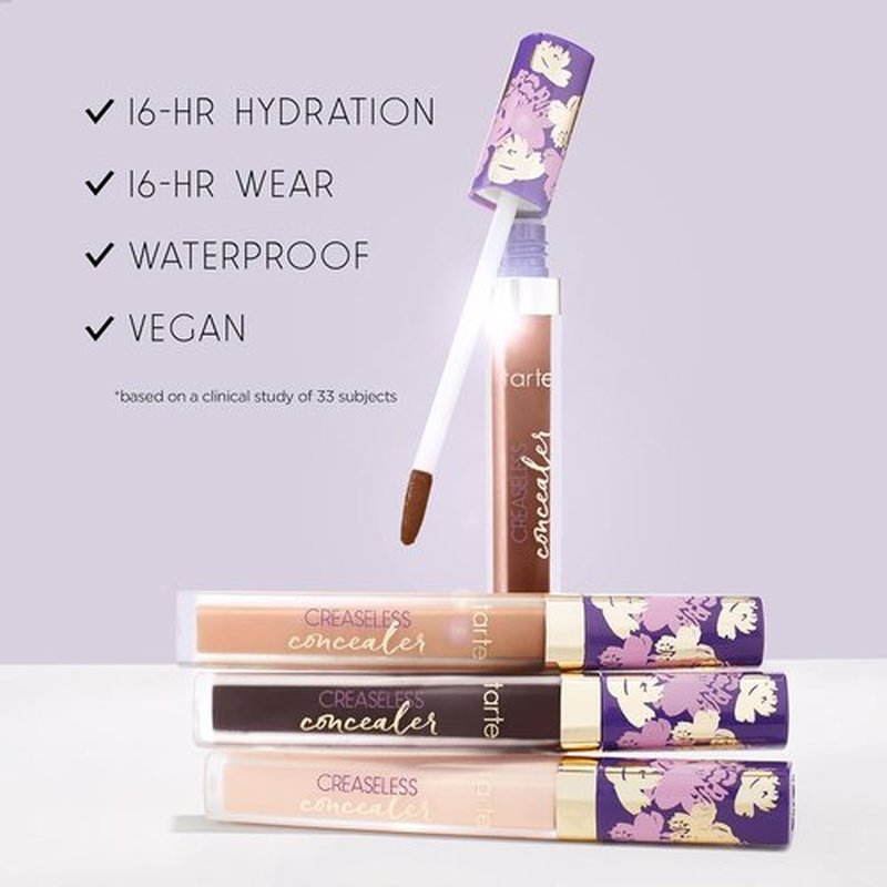 Tarte Maracuja Creaseless Full-Coverage Concealer - Waterproof Longwear with Vitamin C for Dark Circles & Blemishes