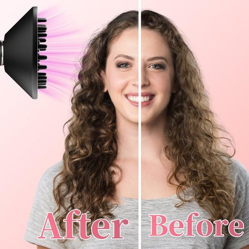 Fabmira Large Diffuser for Shark Flex Style Attachment, 6 Inch Curl-Defining Diffuser Attachment Compatible With Shark FlexStyle HD400 Series, Faster Drying Styling Tool for Wavy, Curly, Coily Hair