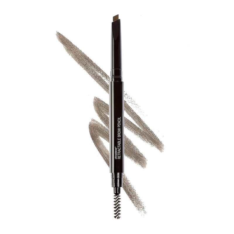 Wet n Wild Ultimate Eyebrow Definer Pencil - Ash Brown | Dual-Sided Brush for Perfectly Shaped Brows