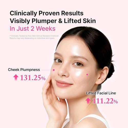 TIAM PDRN Collagen Glow Up Serum - Pink Capsule Peptide Formula for Plumping & Firming | 1.01 fl. oz.