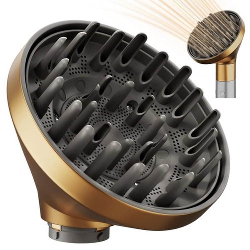 Dyson | Upgraded Large Diffuser Attachment for Airwrap Styler - Converts to Hair Dryer Nozzle
