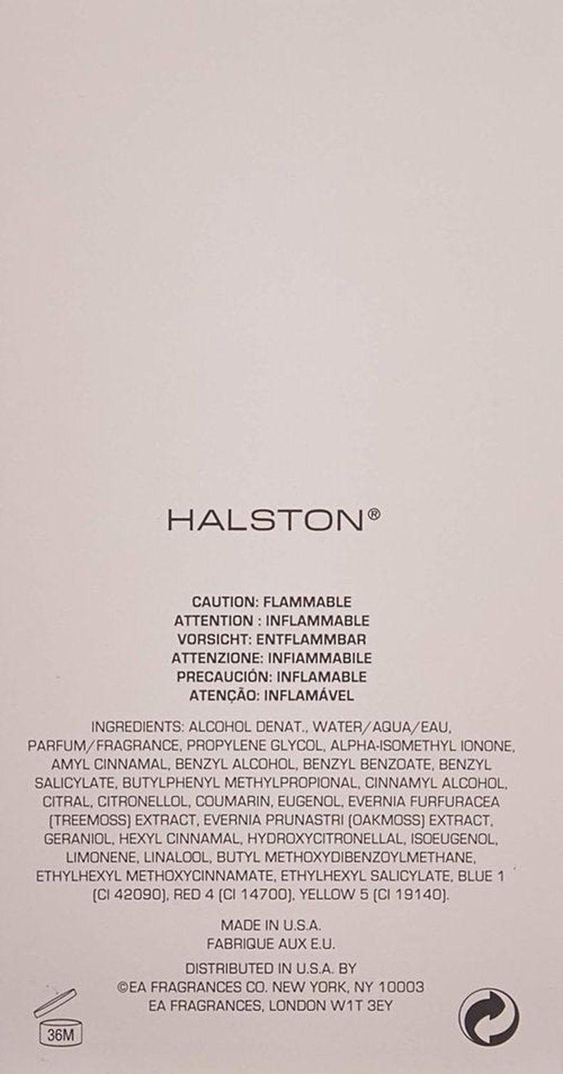 HALSTON by Halston Women's Cologne Spray - 3.4 oz Elegant Fragrance for All Occasions