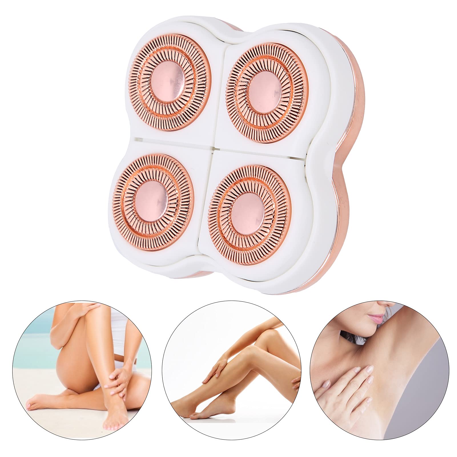 Women Hair Remover Replacement Heads Lady Electric Shavers Replacement Heads for 4 Head Hair Remover, Hair Removal Blades Head