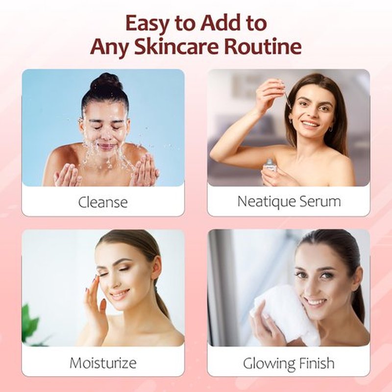 10% Tranexamic Acid, 2% Niacinamide, 2% Vitamin C Serum | Neatique TNV3 Complex 100,000ppm TXA, 20,000ppm Niacinamide Facial Serum for Glass Skin, Even Tone & Smooth Appearance