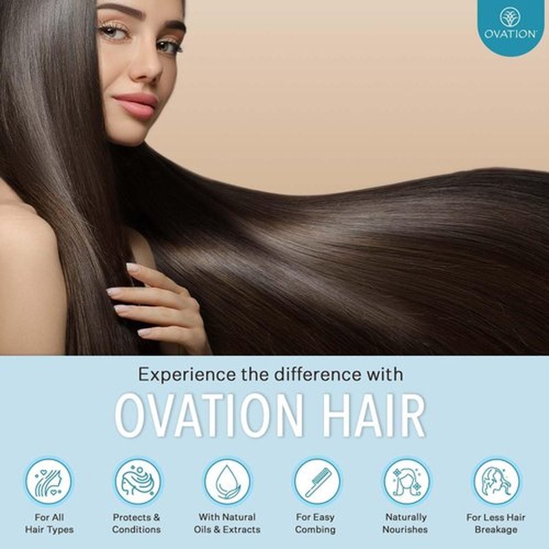 Ovation Moisture Shampoo - Hydrating Formula for Soft, Healthy Hair | 12 oz.