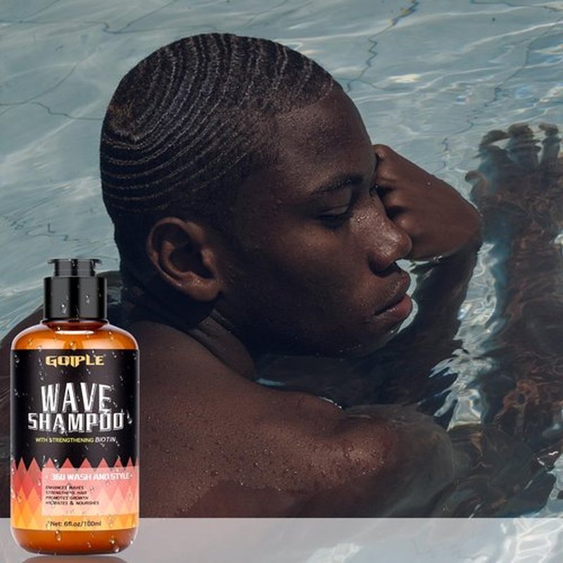 360 Waves Wash Shampoo -Wave Shampoo for Black Men 360 Wave Shampoo Hydration Shampoo Enhance Waves Shampoo Strenghtens Hair Promote Growth Wave Shampoo Easy Wash Hydrate (6 FL OZ)