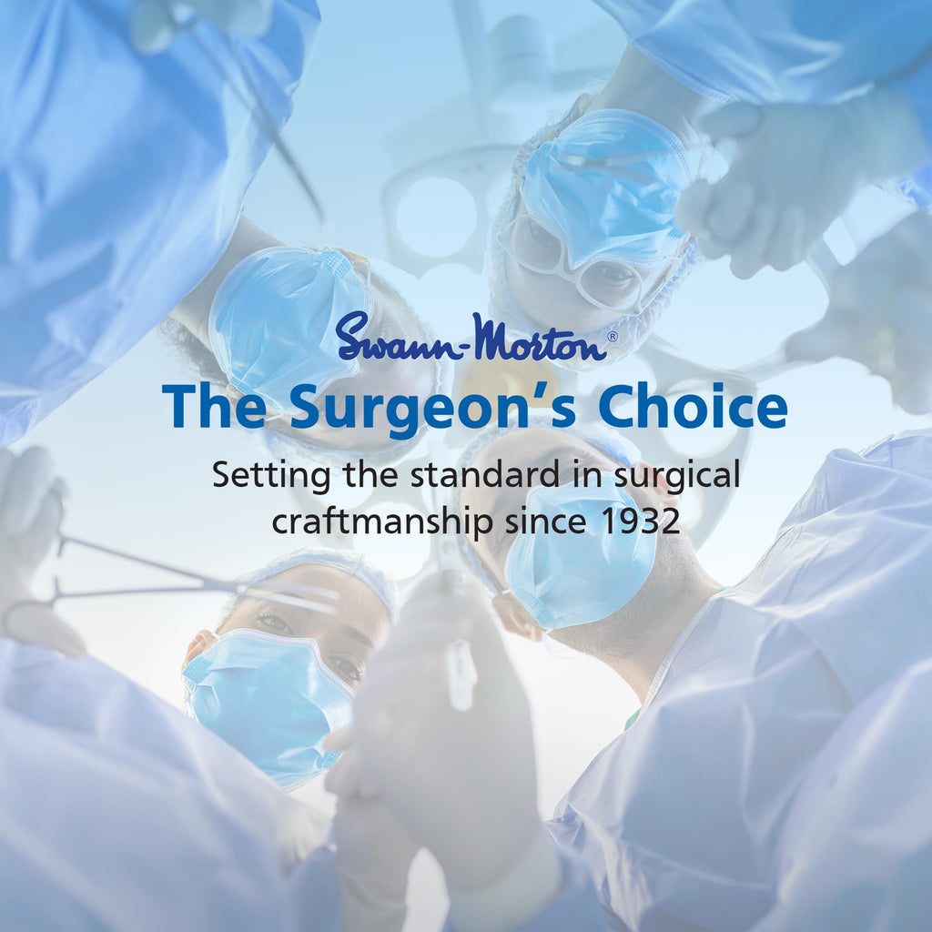 Swann Morton #12 Disposable Surgical Scalpel with Blade - Box of 10