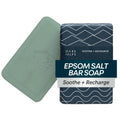 Oars + Alps Exfoliating & Moisturizing Bar Soap for Men, Deep Cleaning Soap, Clean Ingredients, All Skin Types, Epsom Salt, 1pk