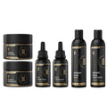 The Beard Struggle Greenlander Bundle Beard Kit - Includes Beard Cream, Beard Balm, Beard Night Oil, Beard Day Oil, Beard Wash & Beard Conditioner - Gold Collection - Valhalla's Gates