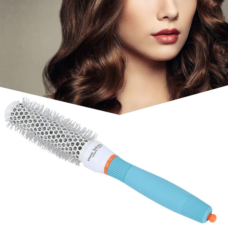 Yctze Round Aluminum Tube Roller Comb | Hairdressing Tool for Blowouts & Styling | 45mm - Set of 55
