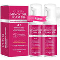 5% Minoxidil Foam for Women Hair Growth: Extra Strength Hair Regrowth Treatment – Revitalize Hair Follicles & Regrow Thicker, Fuller Hair – Hair Loss Solution-2 pack