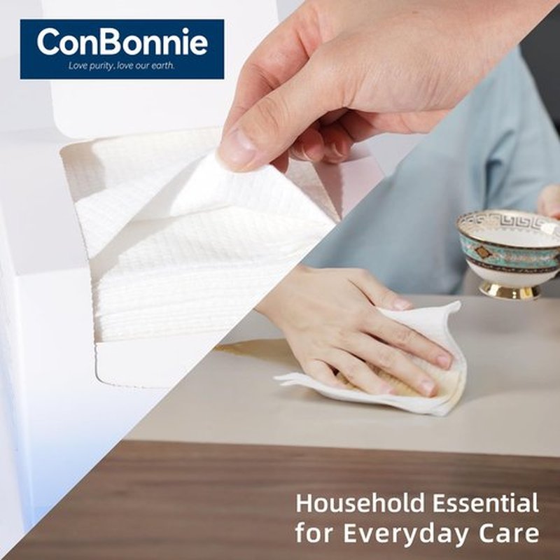 Conbonnie Clean Face Towels XL, Special Ed., 10"×12" Biobased Facial Towels, Disposable Face Towelette, Makeup Remover, L-shaped Textured, Enhanced Cleaning for Skin Care, 50 Count (1 Pack)