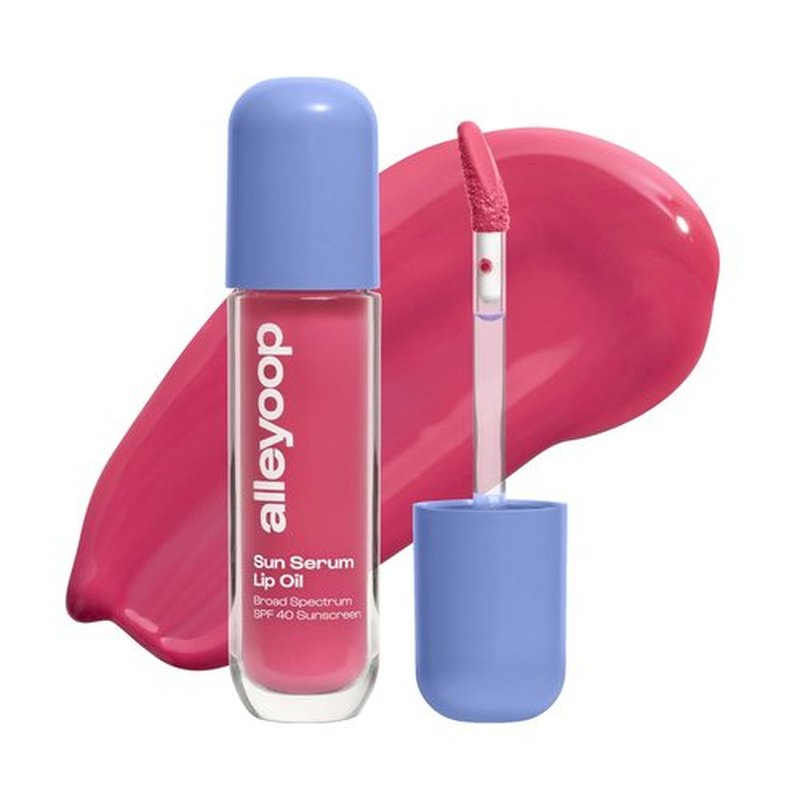 Alleyoop Sun Serum Lip Oil SPF 40 - Hydrating Tinted Lip Oil for Cracked Lips | Vegan & Travel-Friendly, Whirlwind