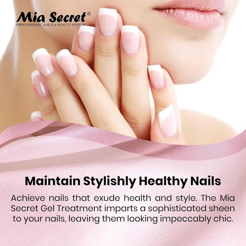 Mia Secret Professional Gel Nail Treatment Keratin Base & Top Gel 0.5 FLoz