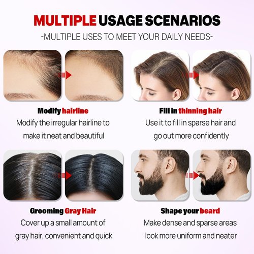 Acomler Instantly Root Cover Up Hairline Shadow Powder, 0.35 Ounce Root Touch Up Hair Color, Gray Hair Coverage Concealing, Hair Powder for Women Men with Eyebrows,Beard Line,Bald Spots (Light Blonde)