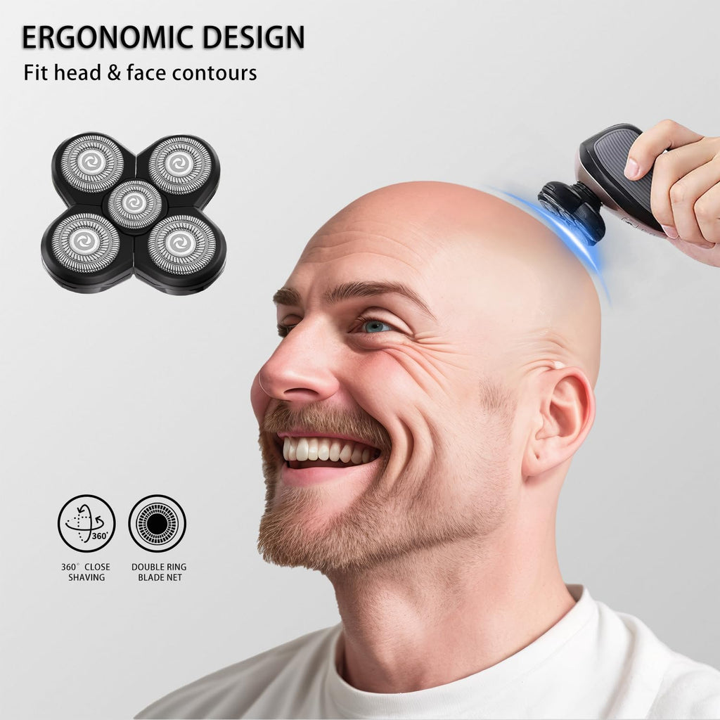 UPTARD Head Shaver Replacement Heads Shaver Replacement Blades Refills Compatible with Freebird Shaver (1)