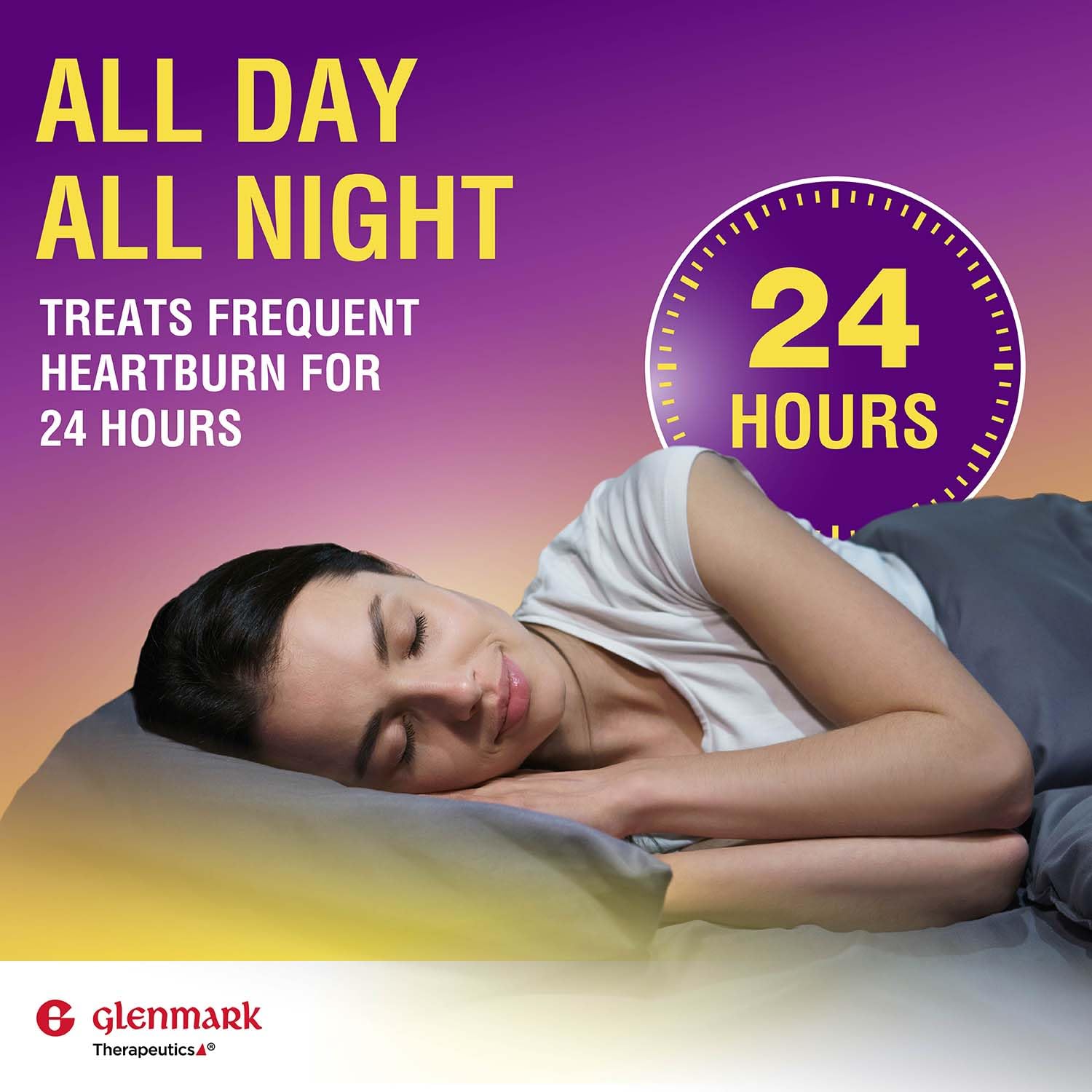 Glenmark Therapeutics Esomeprazole Magnesium USP 20mg, Delayed Release Capsules, Treats Frequent Heartburn, 42 Capsules