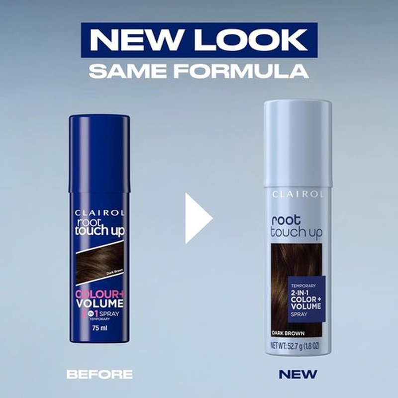 Clairol Root Touch-Up Color - 2-in-1 Temporary Hair Coloring Spray for Black Hair | Pack of 1