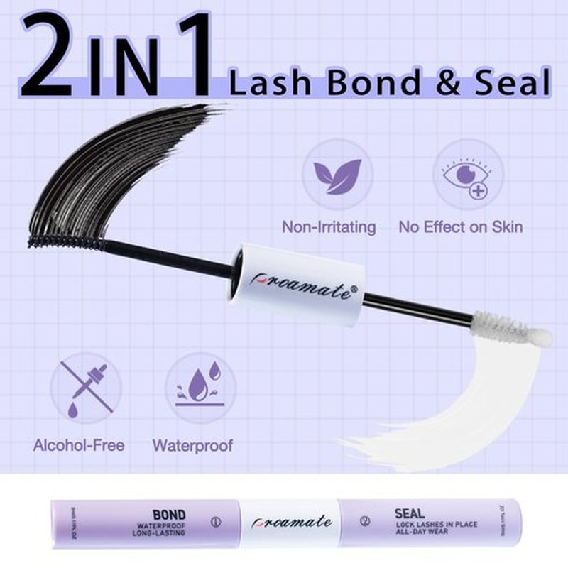 proamate Cluster Lashes Individual Cluster Eyelashes D Curl Mix 10-18mm (60D+80D) Eyelashes Cluster Volume & Dramatic Russian Individual Eye Lashes for Beginners (60D+80D Lash kit with Remover)