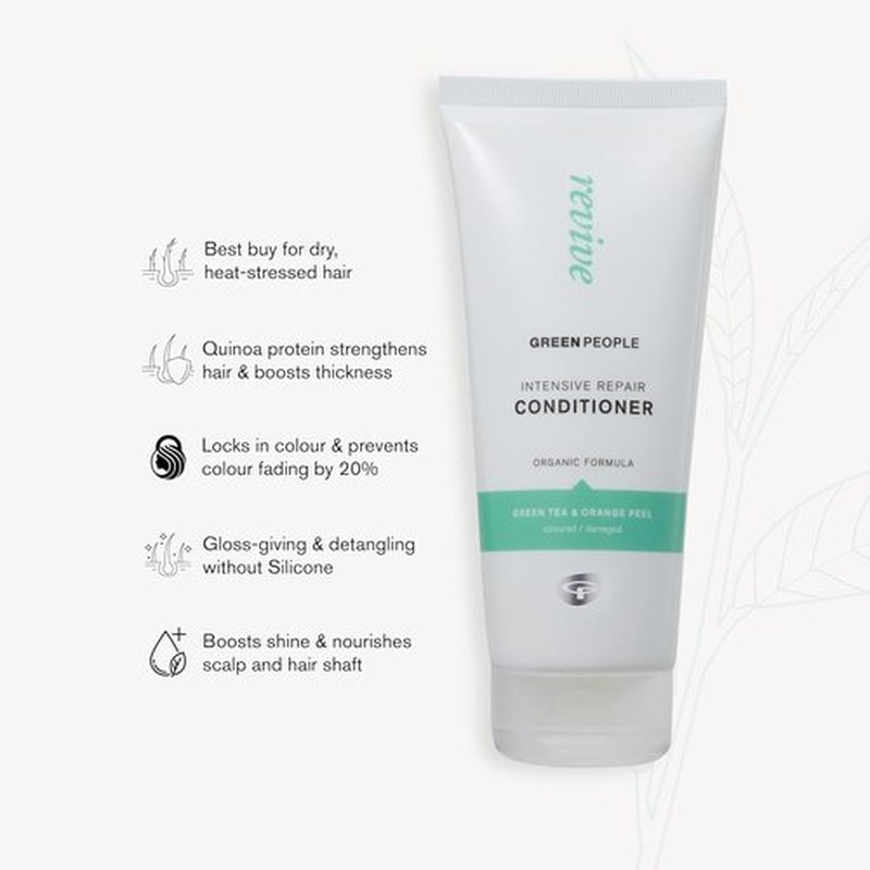 Green People Intensive Repair Conditioner - Nourishing Formula for Damaged Hair | 200 ML