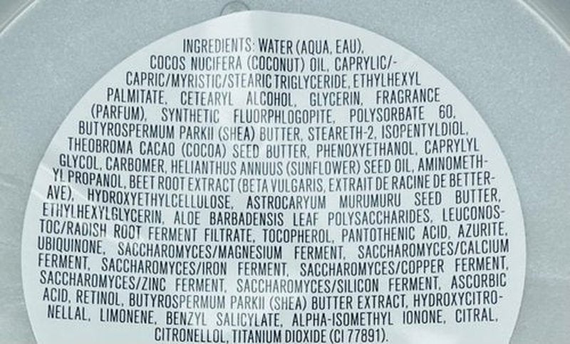 Bath and Body Works Platinum Whipped Body Butter