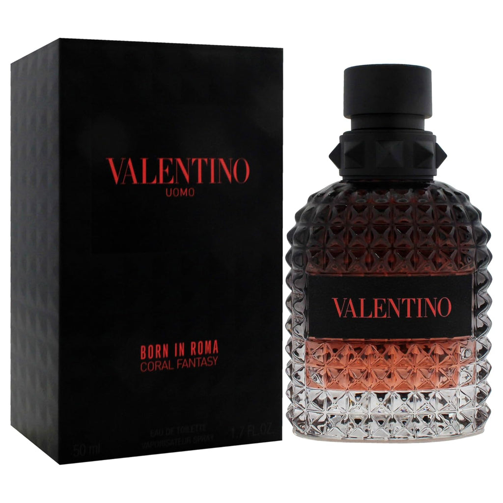 Valentino Uomo Born In Roma Coral Fantasy - 1.7 oz EDT Spray for Men | Luxurious Fragrance