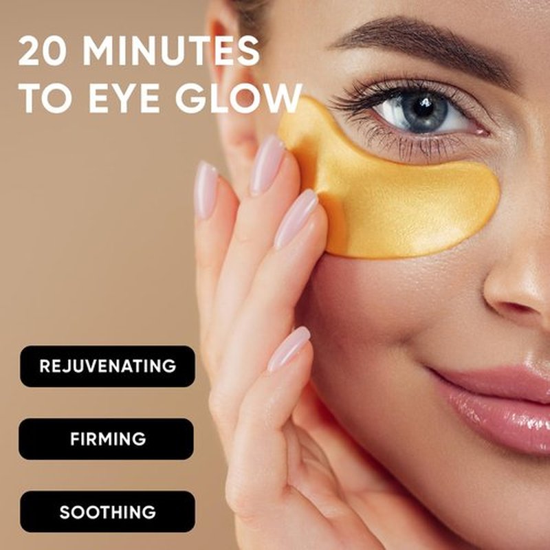 Celor Under Eye Patches - 20 Pairs for Puffy Eyes & Dark Circles - Collagen & Amino Acid Formula