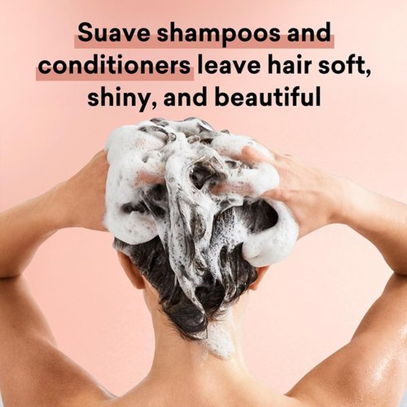 Suave Shampoo and Conditioner Set, Keratin Infusion + Almond & Shea Butter – Frizz Control and Moisturizing Hair Care Bundle, 28 Oz Ea (4 Piece Set)