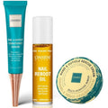 Onsen Nail & Cuticle Rescue Kit - Strengthening Serum, Repair Oil & Balm | Tsubaki, Shea Butter, Jojoba - Hydrates & Softens (15ml Serum + 10ml Oil + 32.5ml Cream)