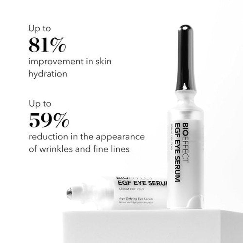 BIOEFFECT EGF Eye Serum - Age-Defying Under Eye Treatment with Rollerball for Puffiness & Fine Lines | 6 mL