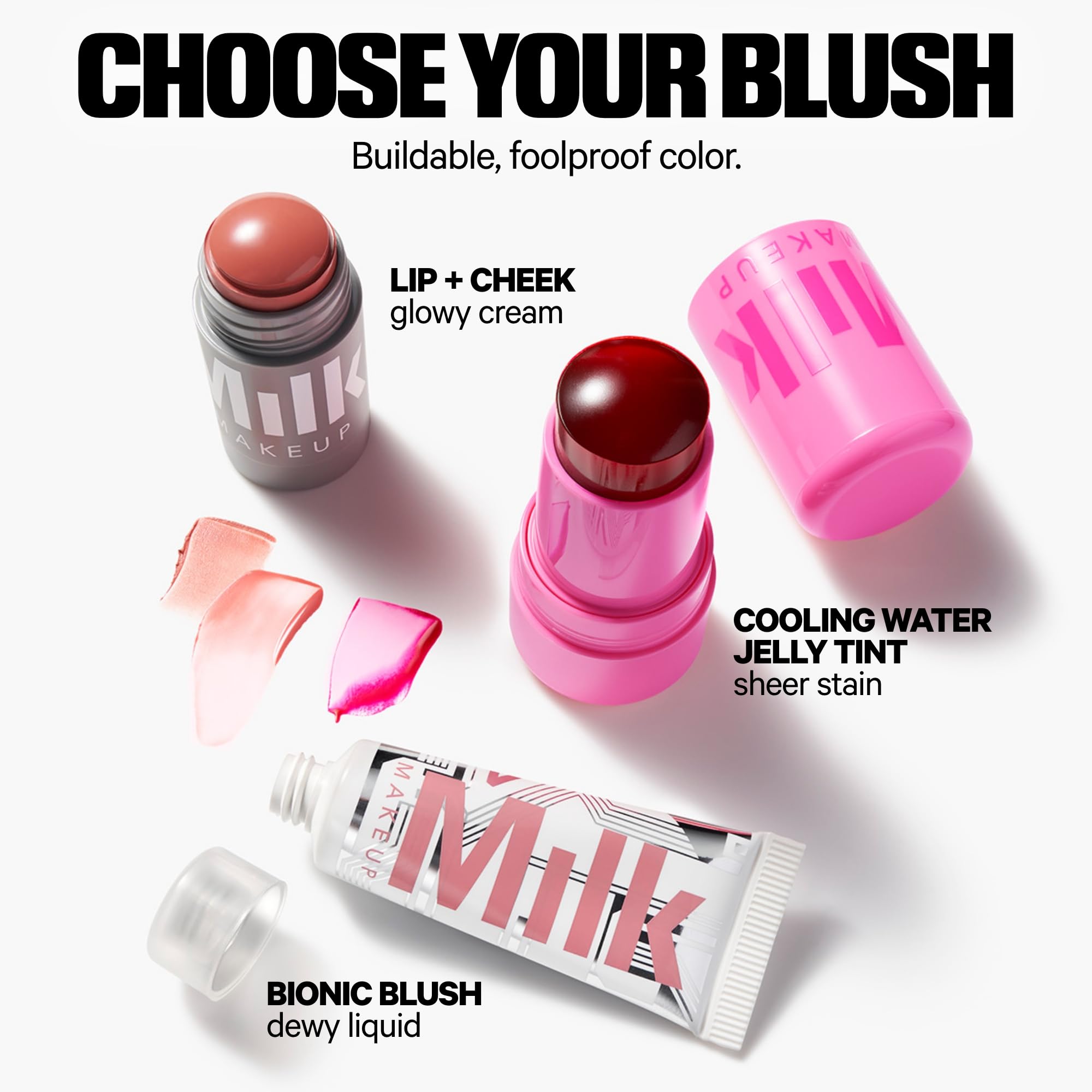 Milk Makeup Bionic Blush, Beyond (Plumberry) - 0.28 fl oz - Hydrating Liquid Blush - Buildable & Blendable - Hydrates & Improves Look of Skin - Vegan, Cruelty Free