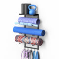 Puretalon Yoga Mat Holder Wall Mount for Home Gym Accessories Storage