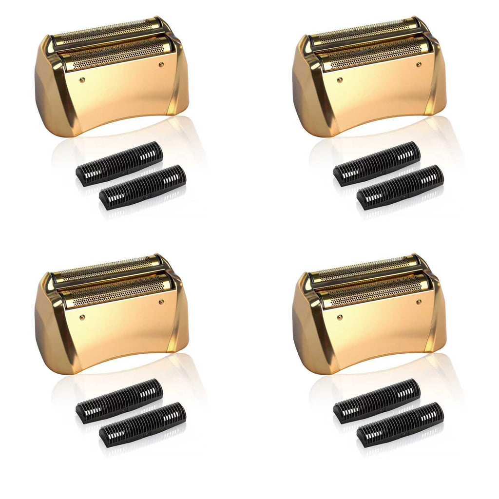 4 Pack Pro Shaver Replacement Foil and Cutters Compatible with andis 17220/17230 Shaver Foil Lithium Replacement