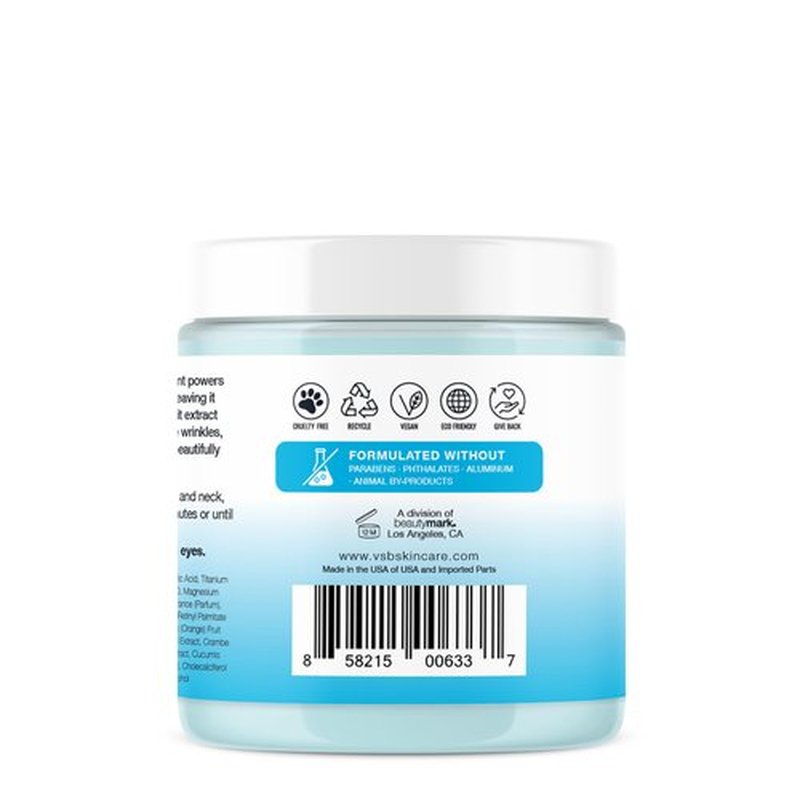 Deep Pore Exfoliating Face Mask with Blue Sea Kale Grapefruit – for Blackheads, Dead Skin Removal, Clarifying & Hydrating – Vegan & Clean Skincare – 8.5 oz
