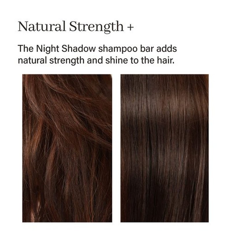 ARENCIA Night Shadow Biotin Shampoo Bar - Regrowth & Darkening for Gray Hair | Strengthening & Volumizing | Vegan, pH Balanced