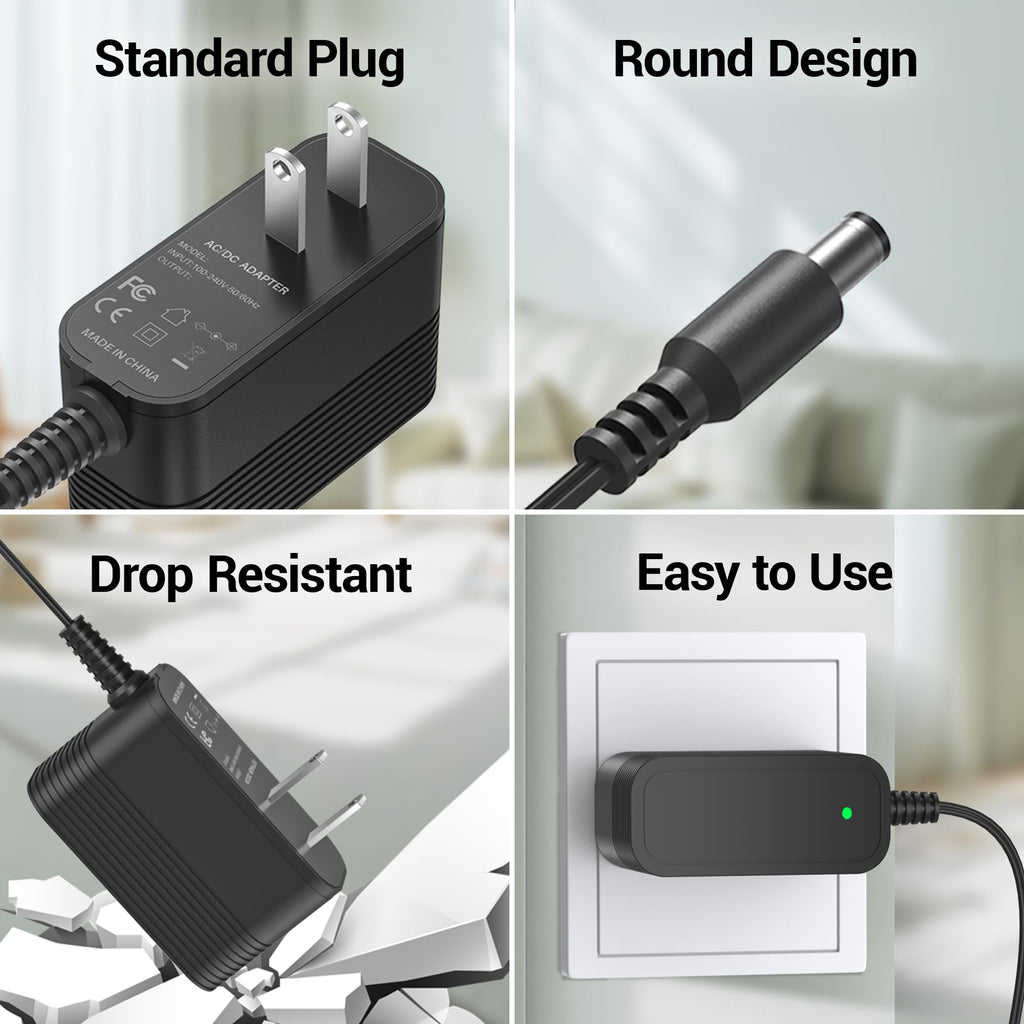 Charger for BuTure Cordless Vacuum JR200 JR400 JR500 JR600 JR700 VC40 VC50
