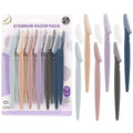 D Eyebrow Razors and Trimmers, Face Razors for Women - 12PCS