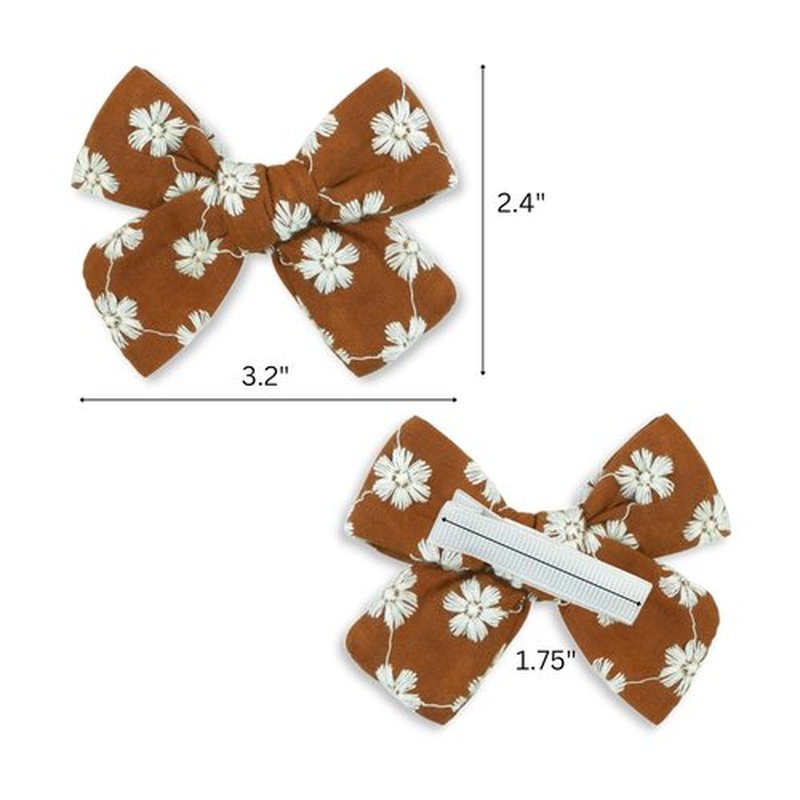Baby Girl Hair Clips Set, 12 Pcs Hair Bows Barrettes Handmade Accessories Alligator Clip for Little Girls Babies Toddlers Child Kids Teens Gifts