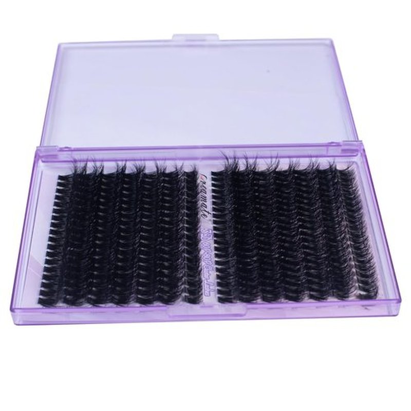 proamate Cluster Lashes Individual Cluster Eyelashes D Curl Mix 10-18mm (60D+80D) Eyelashes Cluster Volume & Dramatic Russian Individual Eye Lashes for Beginners (60D+80D Lash kit with Remover)