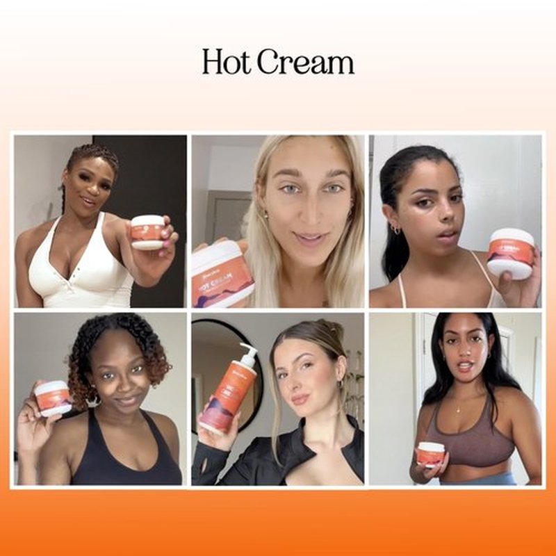 Skiennix Premium Hot Cream Sweat Enhancer - Firming Body Lotion for Sculpting & Cellulite - 2 Pack