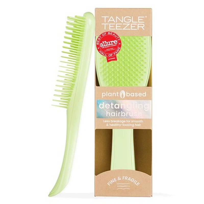 Tangle Teezer Ultimate Detangler Brush - Plant-Based, Reduces Breakage for Color-Treated Hair | Matcha Green