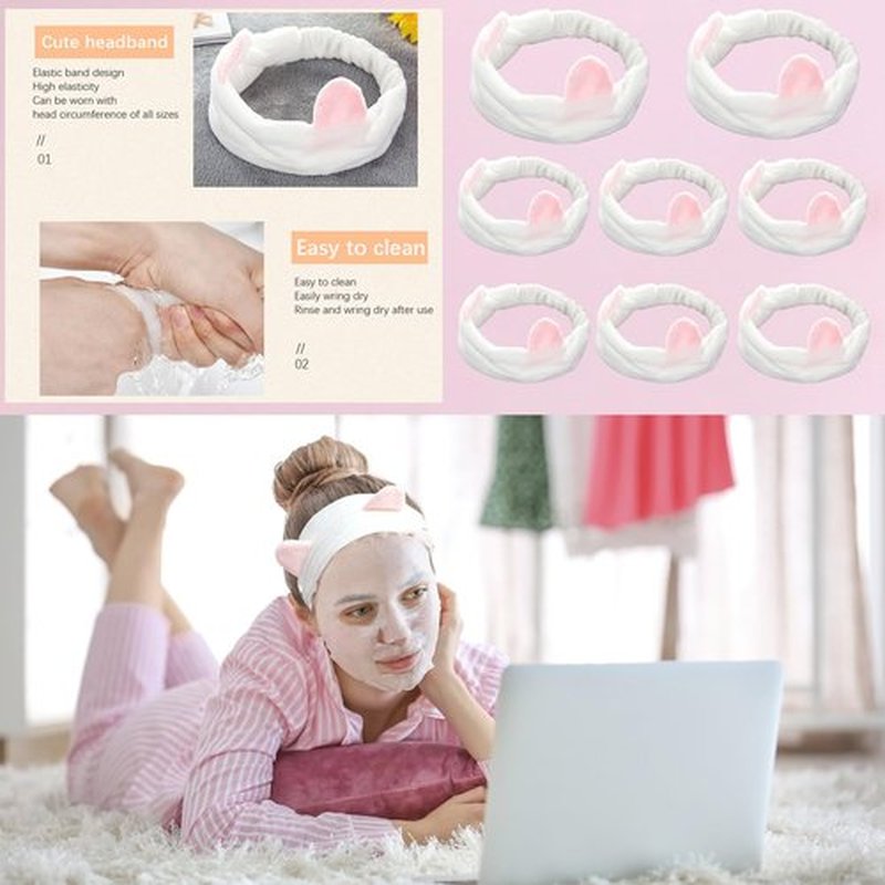 48 Pcs Spa Party Supplies for Women,Spa Party Favors, Facial Masks,Under Eye Patches,Hand Cream, Lip mask,Headband and Organza Bags, Home Spa Kit Sleepover Party Favors,Gifts for Women Spa Day Set