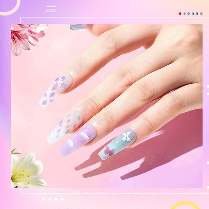 AIMEILI Chameleon Gel Nail Polish Hema Free Color Changing Nail Polish Gel U V Gel Polish Manicure Kit Set Of 6pcs X 10ml - Kit Set 66