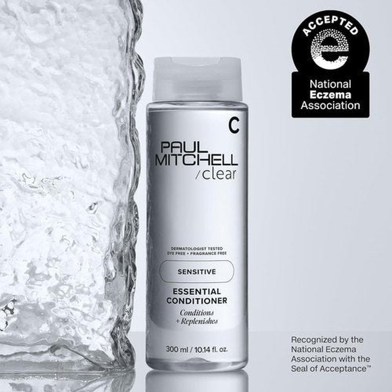 Paul Mitchell Clear Essential Conditioner - Fragrance-Free Formula for Sensitive Scalp & Skin