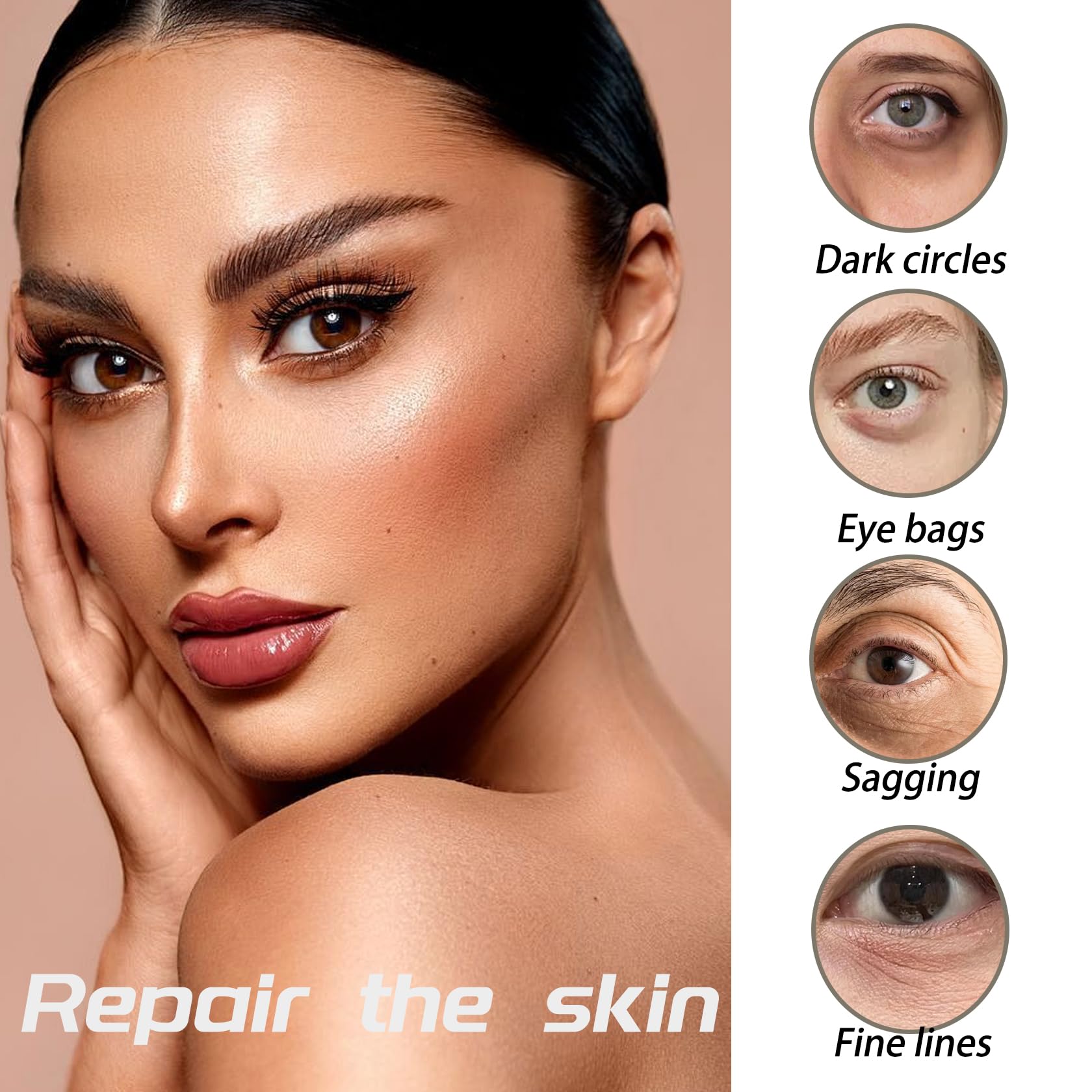 ZZCQzeze 90 Pairs Under Eye Patches,Hydrating Under Eye Masks,Moisturizing Eye Patches Bulk for Dark Circles,Undereye Mask Patches for Eye Care,Nourishing Eyemask Skin Care Set for Women