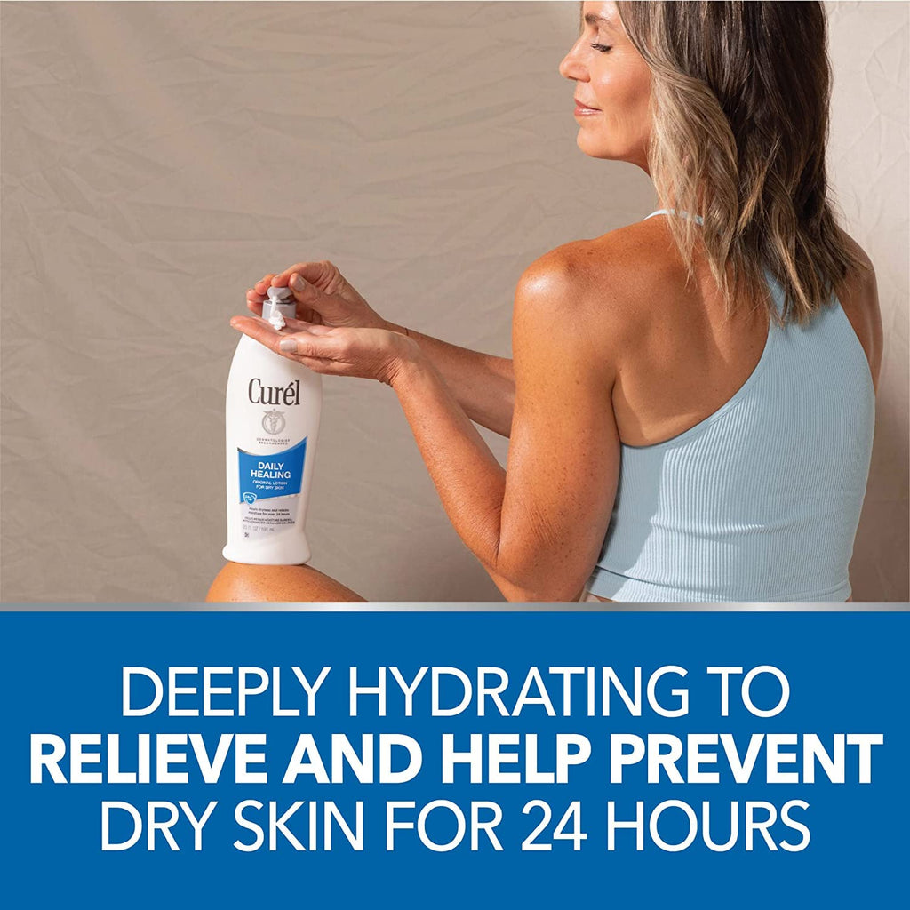 Curel Daily Healing Original Lotion for Dry Skin 13 oz (Pack of 2)
