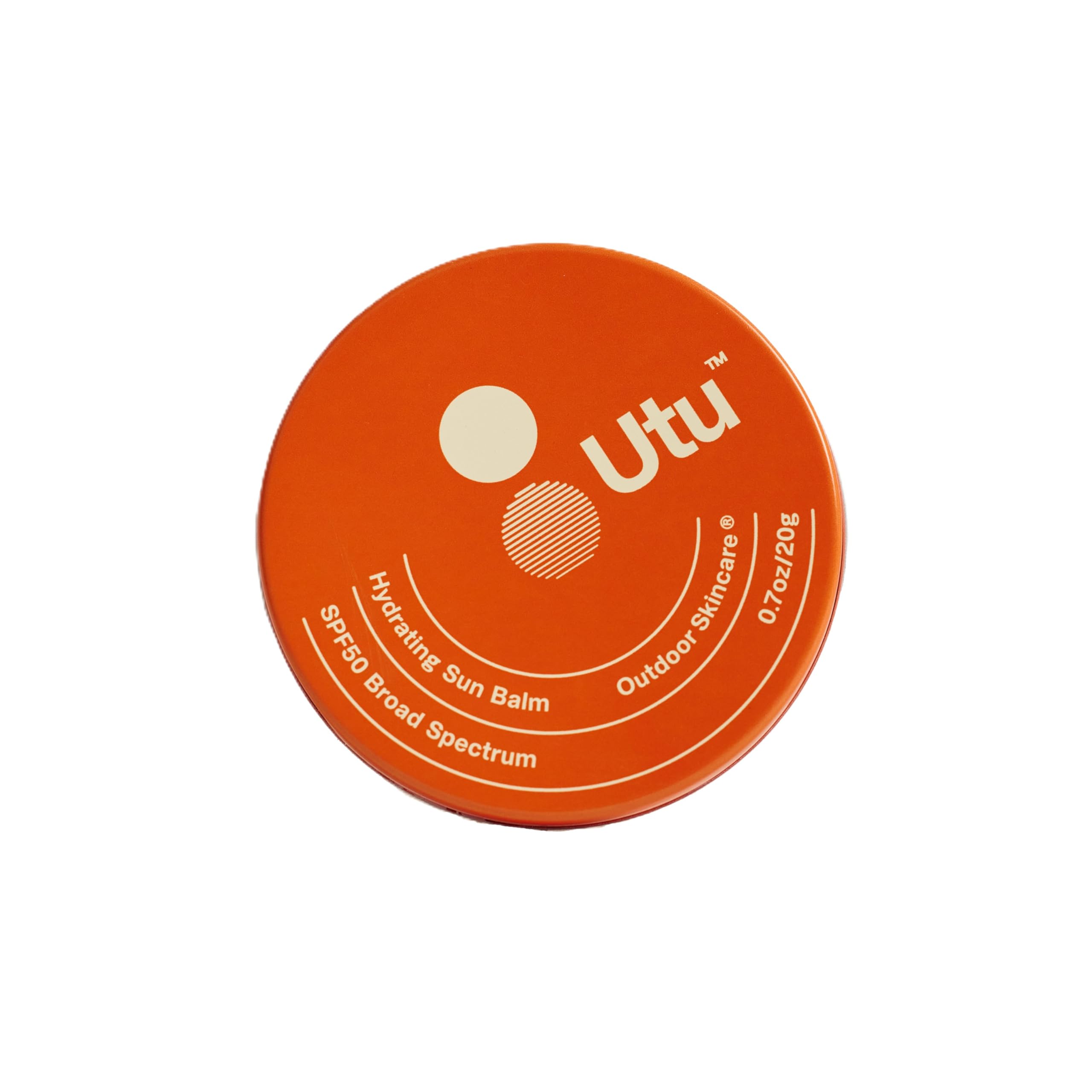 UTU - Hydrating Sun Balm Face & Lip Protector SPF 50 Mineral Sunscreen | Vitamin E, Snow Mushroom + Ceramide NP | Reef Safe, Cruelty Free, Broad Spectrum (20 g | 0.7 oz)