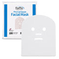 ForPro Professional Collection Precut Gauze Facial Mask, 100% Cotton Gauze, for High Frequency Facial Treatments and Masks, 100-Count