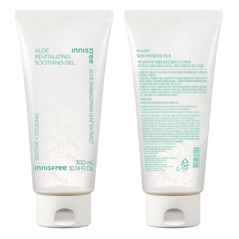 innisfree Aloe Vitalizing Soothing Gel Hydrating Face & Body Moisturizer