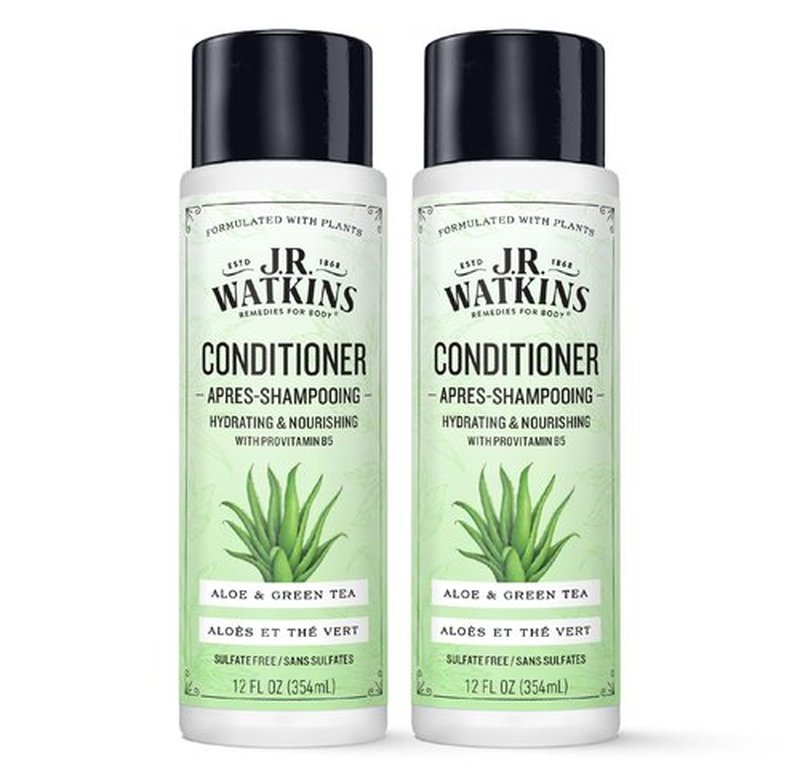 J.R. Watkins Daily Hydration Conditioner - Aloe & Green Tea - 12 fl oz (Pack of 2)